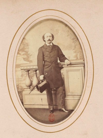 Portrett av komponisten Luigi Arditi (1822-1903), Anonym . Albumin bilde. Privat samling av Anonymous Anonymous