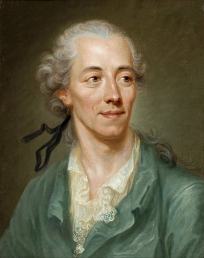 Portrett av poeten Johann Georg Jacobi (1740-1814) - anonym - Privat samling - Olje på lerret - ca 1775 av Anonymous Anonymous