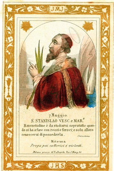 Sankt Stanislaus Martyren (gravering av Anonymous Anonymous