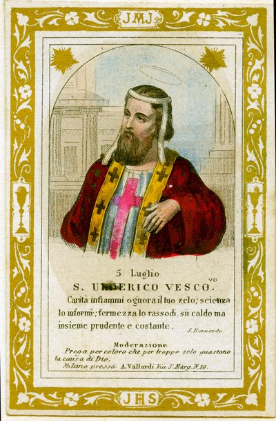 Saint Ulrich (gravering av Anonymous Anonymous