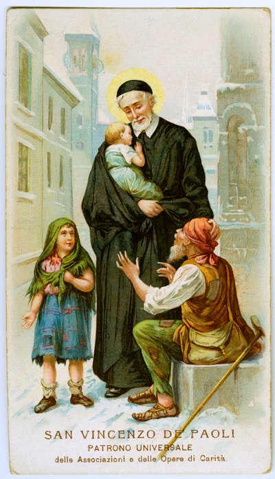 Saint Vincent de Paul (gravering av Anonymous Anonymous