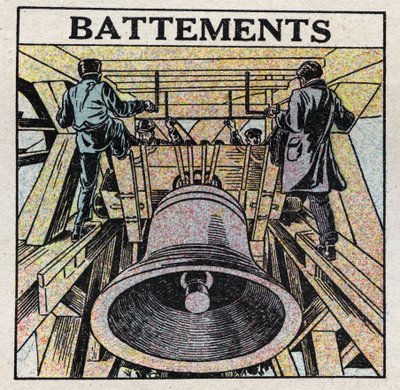 Sound energy: interference of sounds observed while listening to the beat of a bumblebee. Anonymous illustration from 1925. Private collection. av Anonymous Anonymous