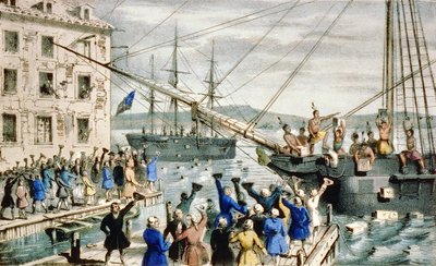 The Boston Tea Party: Tea Destruction i Boston Harbor av Anonymous Anonymous