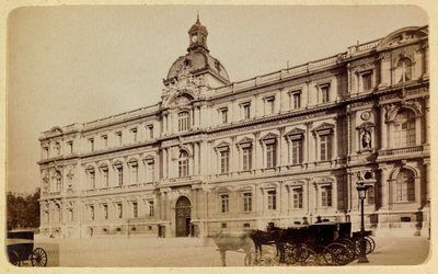 Byen Marseille og dens omgivelser rundt 1885 -1890: prefekturet, privat samling av Anonymous Anonymous