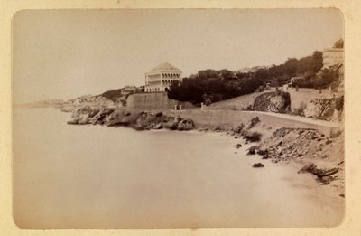Byen Marseille og dens omgivelser rundt 1885 -1890: La route de la Corniche, Privat samling av Anonymous Anonymous