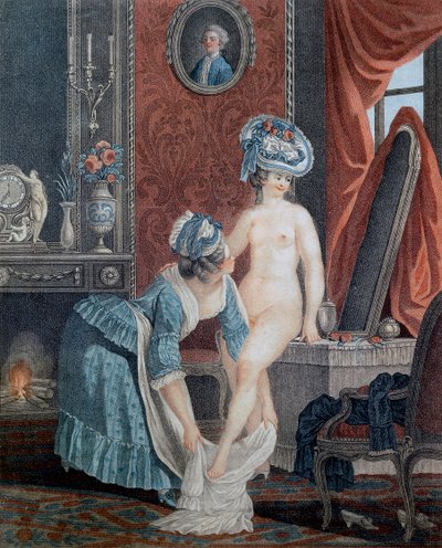 Toalettet av Louis Marin Bonnet (1736 - 1793). av Anonymous Anonymous