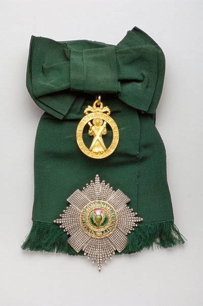 Storbritannia - Order of the Thistle - Topp: Merke, reseptbelagt modell, laget av John James Eddington (London) av Anonymous Anonymous