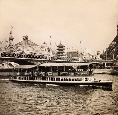 Universal Exposition of 1900 - Exposition Universelle de 1900 i Paris: Le pont d'Iena - privat samling av Anonymous Anonymous
