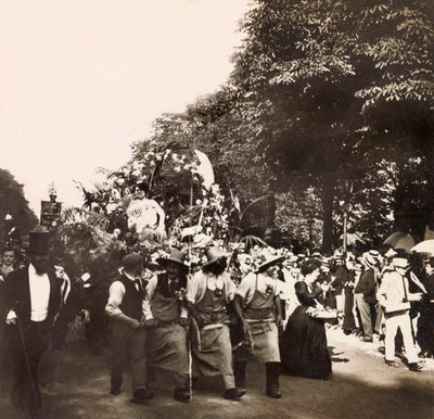 Universell utstilling av 1900 - Exposition Universelle de 1900 i Paris: Hagebrukets fest - privat samling av Anonymous Anonymous