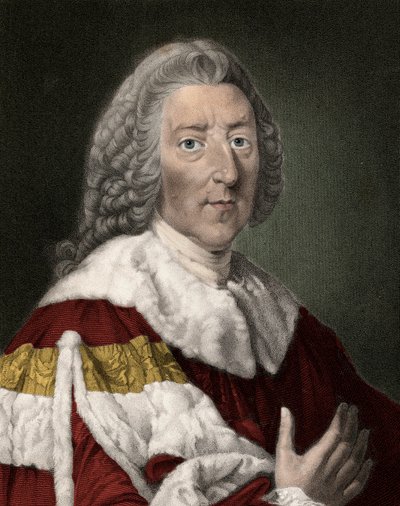William Pitt den eldste (1708-1778), engelsk statsmann - William Pitt den eldste 1. jarl av Chatham av Anonymous Anonymous