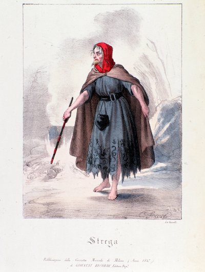 Heksekarakter i Macbeth, opera av Giuseppe Verdi av Anonymous Anonymous