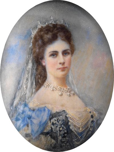 elisabeth av østerrike (1837-1898) av Anonymous Anonymous