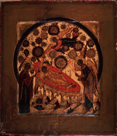 Kristus det aldri-sovende øye, 1500-tallet av Anonymous Russian icon painter