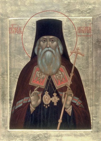 Saint Ignatius Brianchaninov, 1900-tallet av Anonymous Russian icon painter