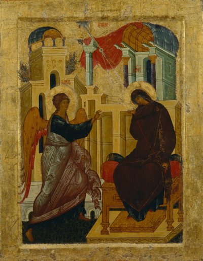 Bebudelsen, 1497 av Anonymous Russian icon painter