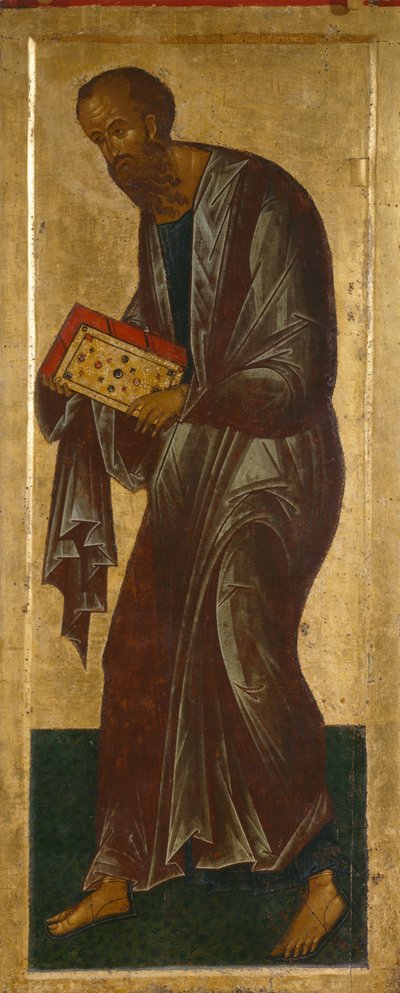 Apostelen Paulus fra Deesis-området, 1497 av Anonymous Russian icon painter