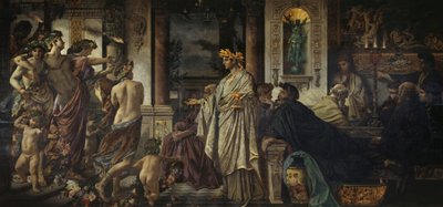 Festen. Etter Platon (andre versjon) av Anselm Feuerbach