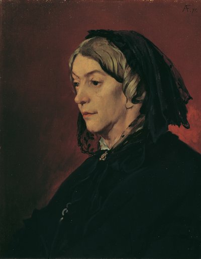 Henriette Feuerbach, kunstnerens stemor av Anselm Feuerbach