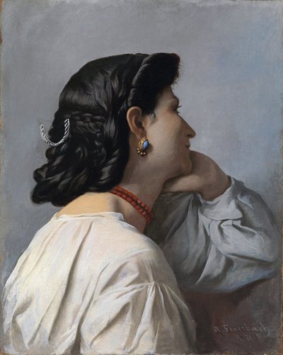 ""Iphigenie" kvinnesjef av Anselm Feuerbach