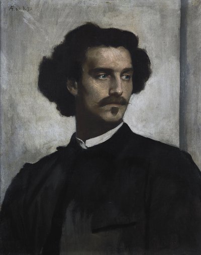 Selvportrett, 1873 av Anselm Feuerbach