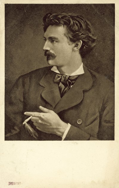 Selvportrett av Anselm Feuerbach, tysk kunstner av Anselm Feuerbach