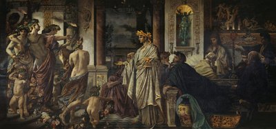 The Symposium Second Version, ca 1871-1874 av Anselm Feuerbach