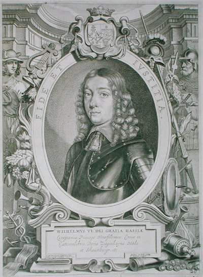 William VI (1629-63) Landgrave of Hessen-Cassel, fra 