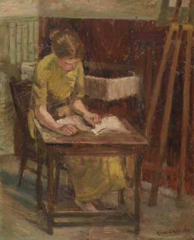 Jente som leser (jeg) av Anthea Durose