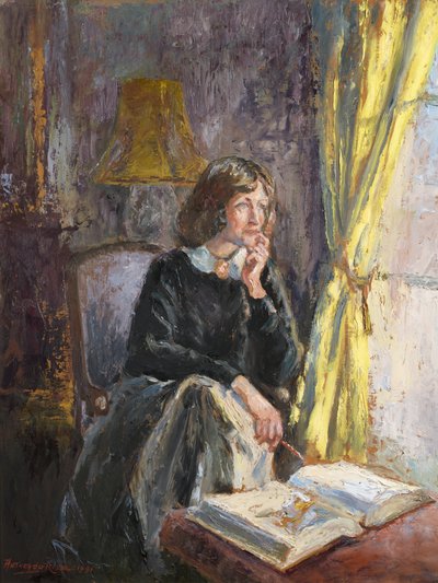 Selvportrett ved et vindu av Anthea Durose