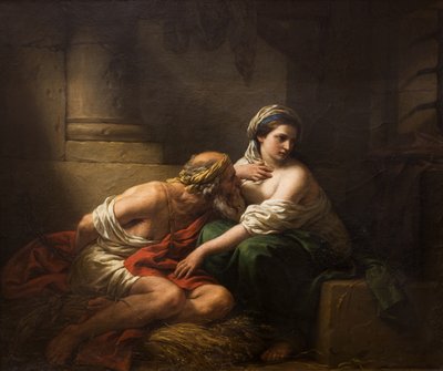 Romersk veldedighet, 1782 (olje på lerret) av Anthelme Francois Lagrenee