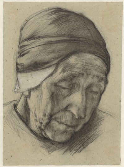 Leder for Jantien Klinker, sett tre kvarter av Anthon Gerhard Alexander van Rappard