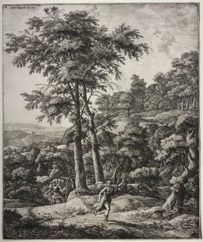 Apollo og Daphne. av Anthonie Waterloo