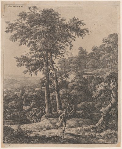 Apollo og Daphne, 1600-tallet. av Anthonie Waterloo