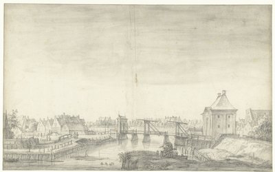 Tredje Heiligewegspoort i Amsterdam av Anthonie Waterloo