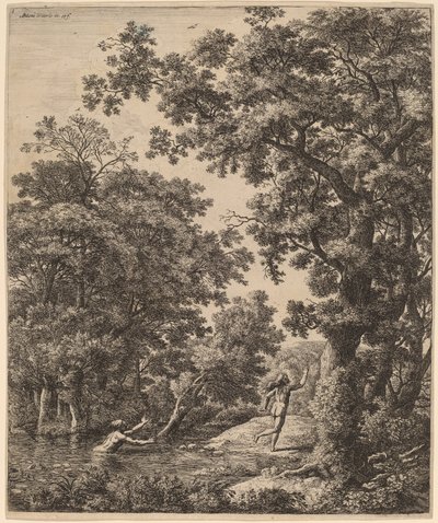 Landskap med Alpheus og Arethusa av Anthonie Waterloo
