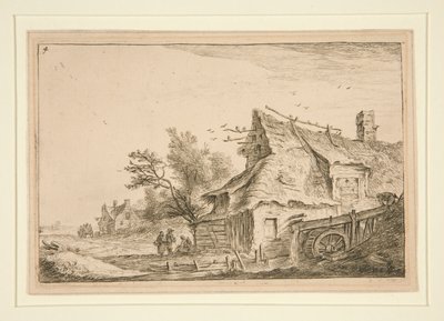 Landsbyen ved bruket av Anthonie Waterloo