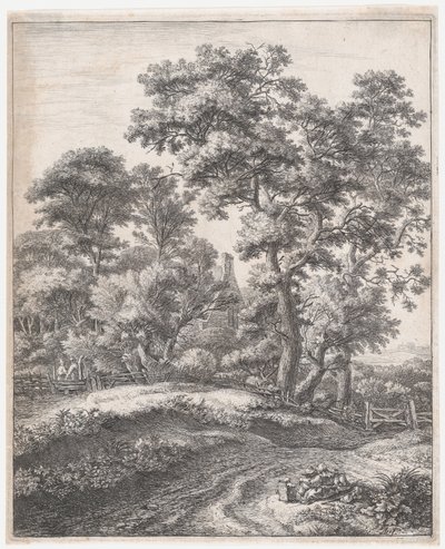 Mor og barn i ro, 1600-tallet. av Anthonie Waterloo