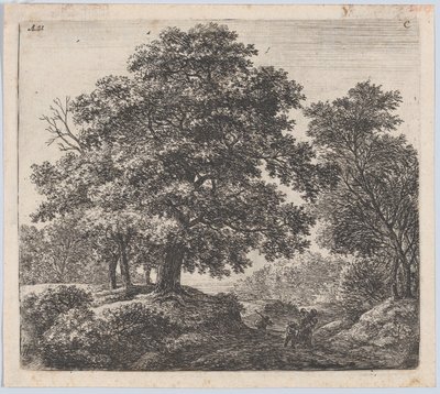 Mor og tre barn, 1600-tallet. av Anthonie Waterloo