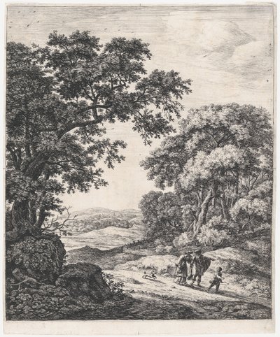 Hagars avgang, 1600-tallet. av Anthonie Waterloo