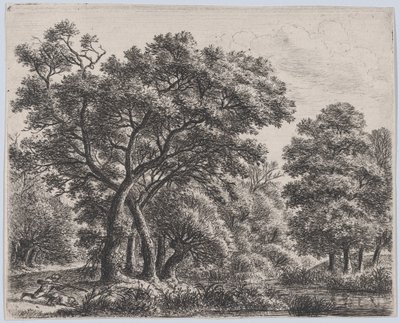 Andejegeren, 1600-tallet. av Anthonie Waterloo
