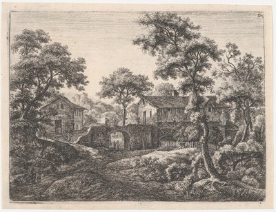 The Gateway, 1600-tallet. av Anthonie Waterloo