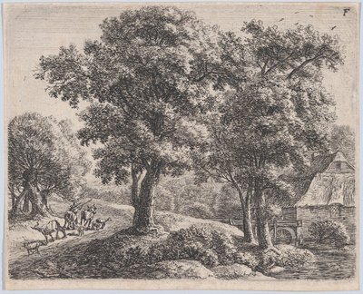 Hyrden og bruket, 1600-tallet. av Anthonie Waterloo