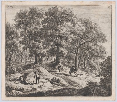 Jegerne, 1600-tallet. av Anthonie Waterloo