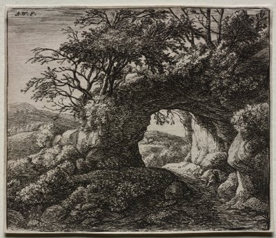 The Pierced Rock. av Anthonie Waterloo