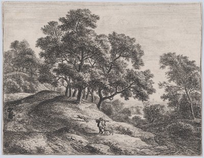 Kaninjegeren, 1600-tallet. av Anthonie Waterloo