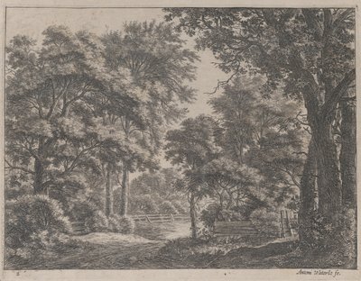 The Trimmed Groves, 1600-tallet. av Anthonie Waterloo