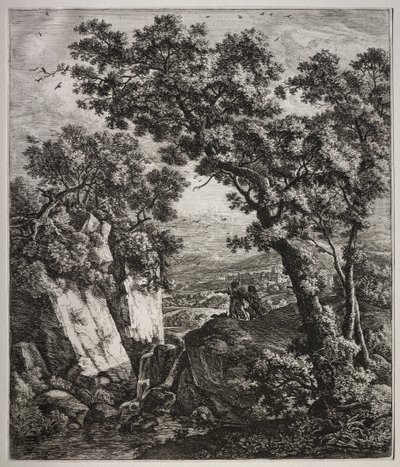Tobias og engelen. av Anthonie Waterloo