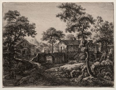 Tolv landskap (H.95-106): The Gateway av Anthonie Waterloo