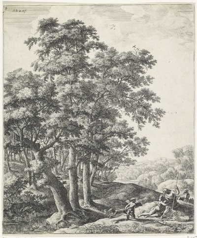 Venus og Adonis av Anthonie Waterloo