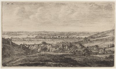 Hamlet i en dal av Anthonie Waterloo and Johannes Ruischer